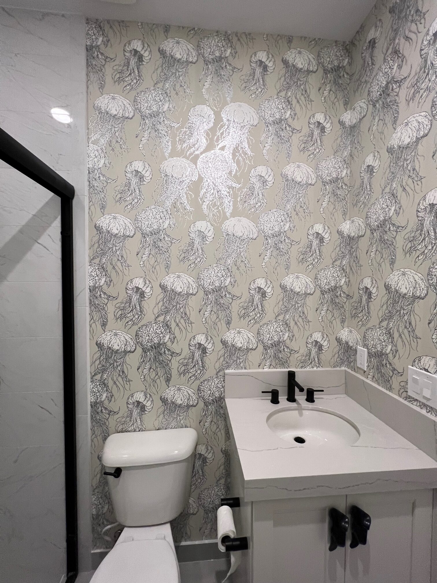 Hotel lobby with commercial grade Manowar wallcovering